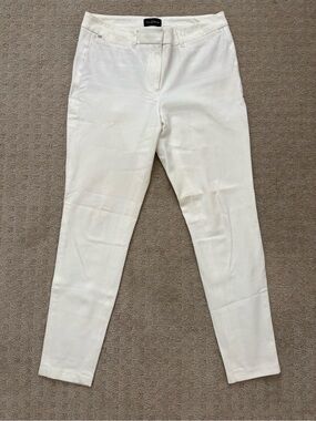 White Slim White Pants